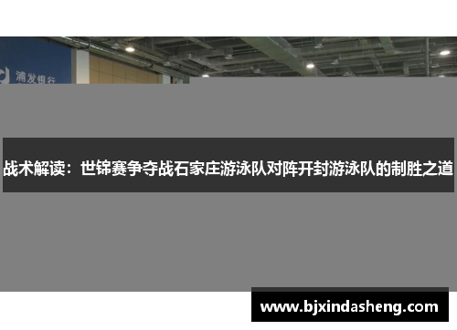 战术解读：世锦赛争夺战石家庄游泳队对阵开封游泳队的制胜之道